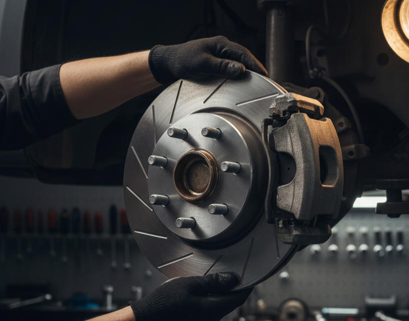 Brake and clutch service in progress at Wilhelm’s Auto Stellenbosch workshop